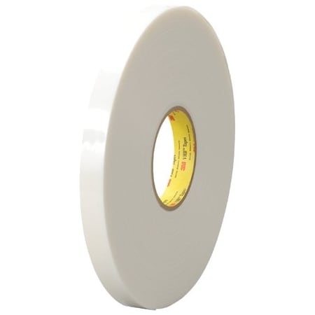 3M 3/4'' x 5 yds. White 3M 4951 VHB Tape VHB495134R